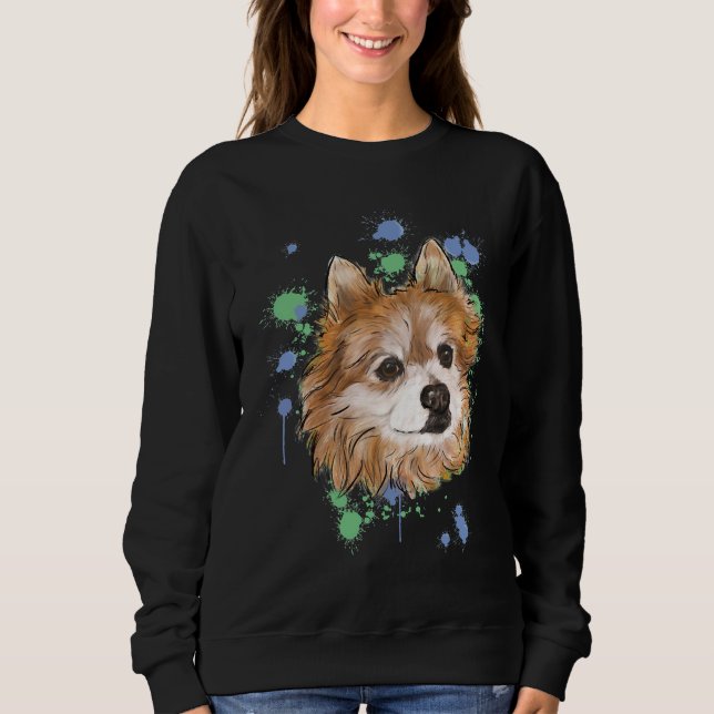 Chloe The Pomeranian Sweatshirt (Front)
