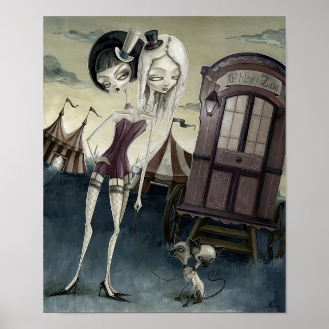 Chloe, Zoe & The Siamese Kittens Poster (Front)