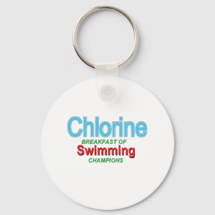 Chlorine Breakfast of Swimmers Key Ring