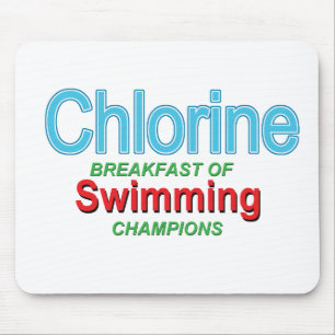 Chlorine Breakfast of Swimmers Mouse Pad