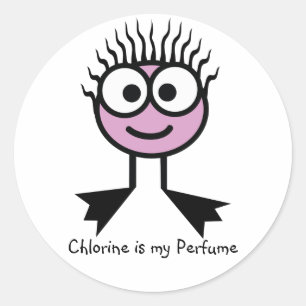 Chlorine is my Perfume Stickers
