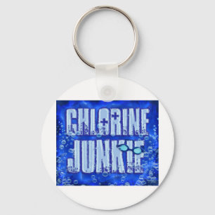 chlorine junkies key ring