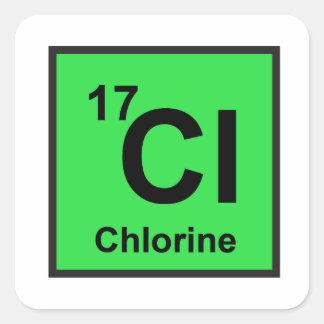 Chlorine Sticker