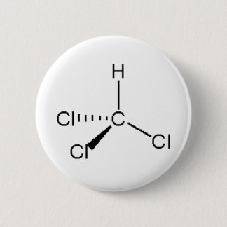 Chloroform 6 Cm Round Badge