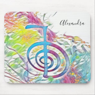 Cho Ku Rei - Abstract Watercolor Mouse Pad