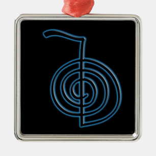 Cho Ku Rei Reiki Symbol Metal Tree Decoration