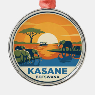 Chobe National Park Botswana Metal Ornament