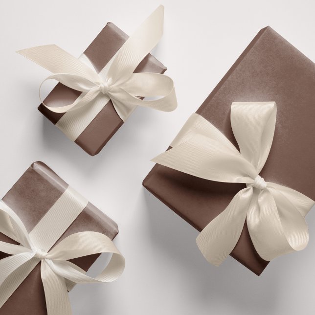 Choc Brown Solid Colour 9C7F74 Wrapping Paper Sheet (Choc Brown Solid Color 9C7F74 Wrapping Paper Sheets)