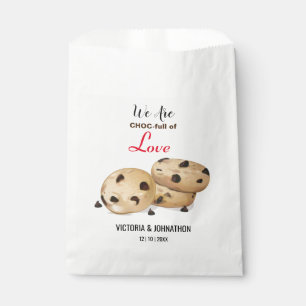 Choc-Full Of Love Cookie Thank You Wedding Treat Favour Bag