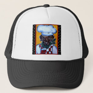 Choc Lab Chef Trucker Hat