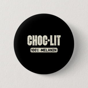 Choc Lit Melanin Black History Bhm African Men Wom 6 Cm Round Badge