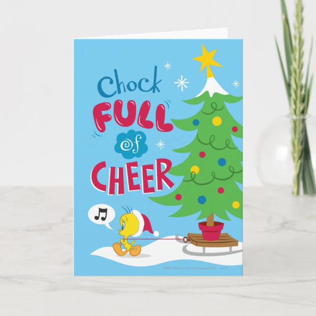 Chock Full Of Cheer Holiday Card (Front)