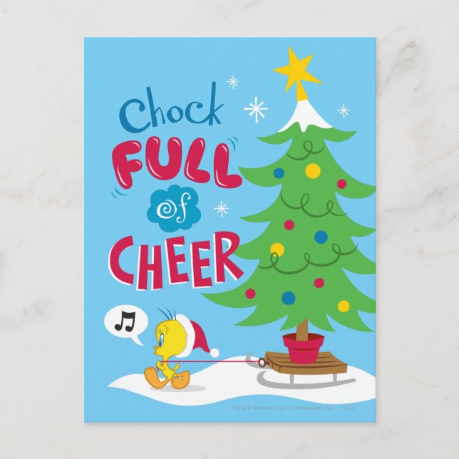 Chock Full Of Cheer Postcard (Front)