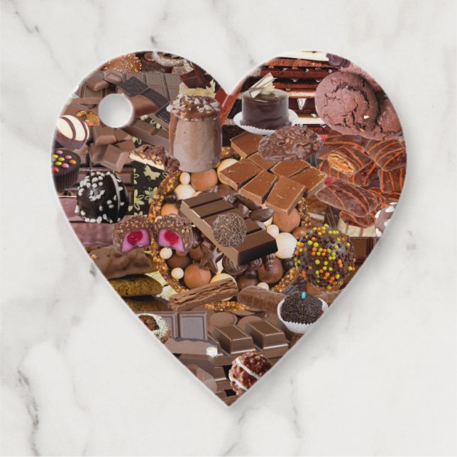 Chockablock chocs favour tags (Front)