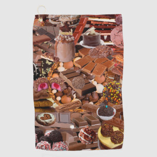 Chockablock chocs golf towel
