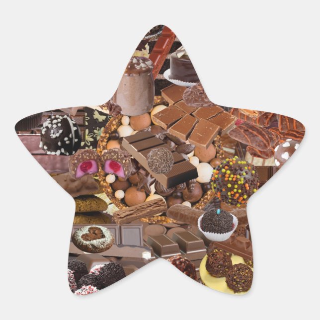 Chockablock chocs star sticker (Front)