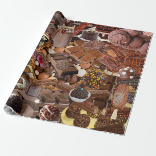 Chockablock chocs wrapping paper