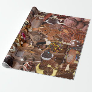 Chockablock chocs wrapping paper