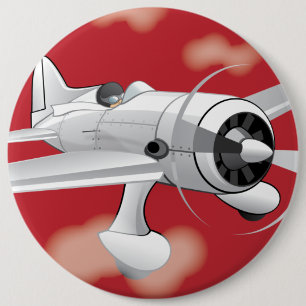 Chocks Away! 6 Cm Round Badge
