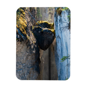 Chockstones in Maligne Canyon - Alberta, Canada Magnet