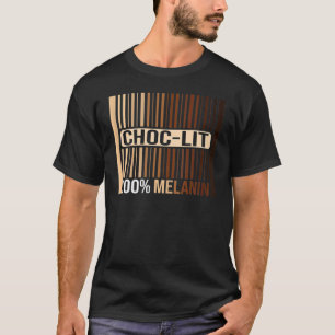 Choclit 100 Melanin Black Woman And Man Dripping T-Shirt