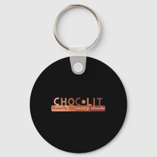 Choclit Brown Sugar Babe Afro Queen African Americ Key Ring