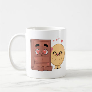 Choco And Pancake Couples Love Valentine Matching Coffee Mug
