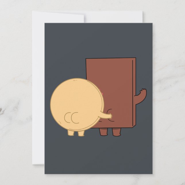 Choco And Pancake Playing Mode Invitation (Front)