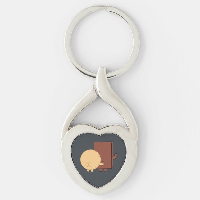 Choco And Pancake Playing Mode Key Ring (Front)