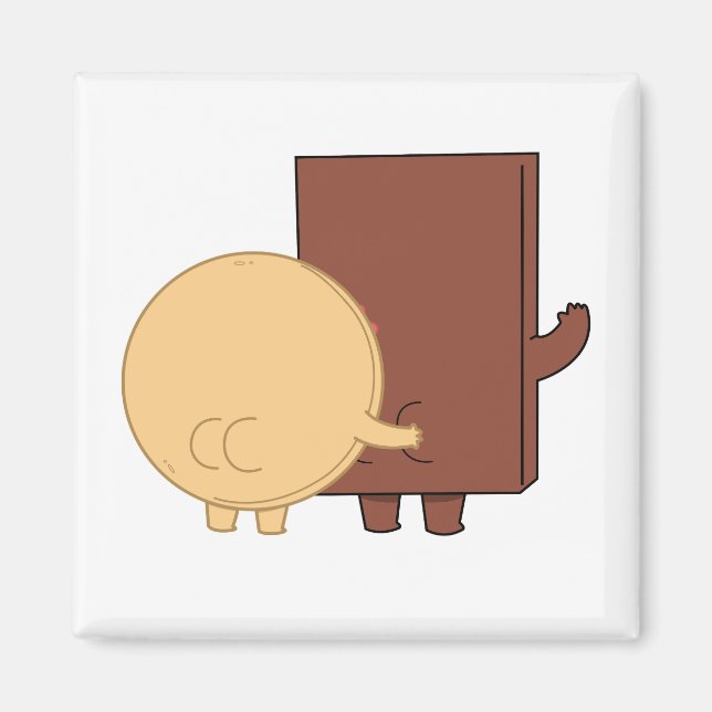 Choco And Pancake Playing Mode Magnet (Front)