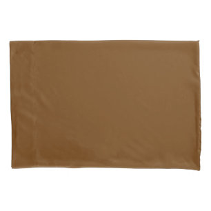Choco Brown colour Easily Customise This Pillowcase
