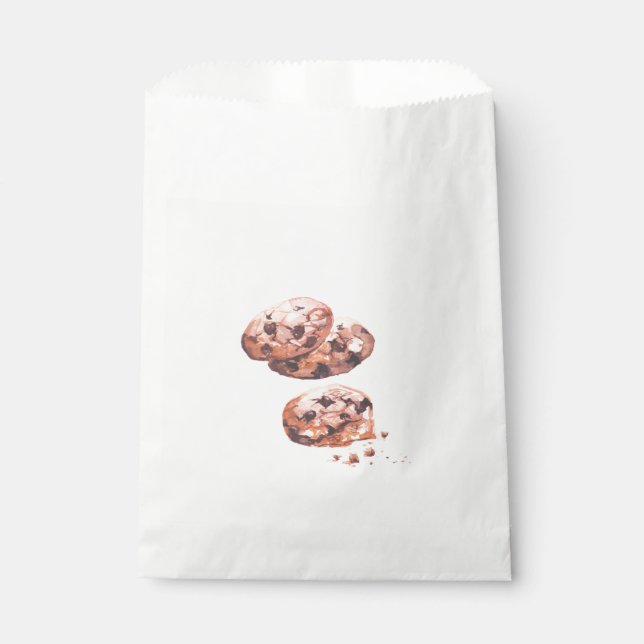 Choco cookies party favour bag (Front)
