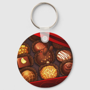 Choco de Bunny Key Ring