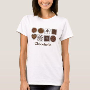 Chocoholic Box of Chocolates Bon Bons Chocolatier T-Shirt