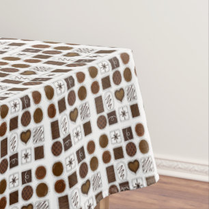 Chocoholic Chocolate Bonbon Candy Chocolatier Food Tablecloth