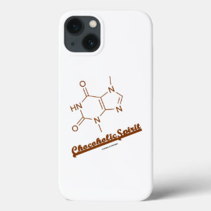 Chocoholic Spirit Theobromine Molecule iPhone 13 Case