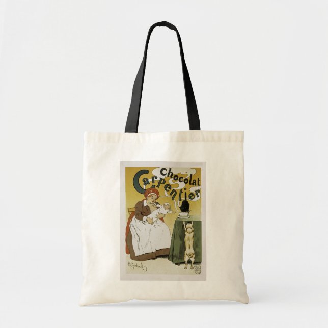 Chocolat Carpentier Tote Bag (Front)