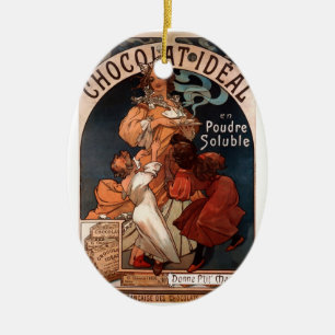 Chocolat Ideal Ceramic Tree Decoration