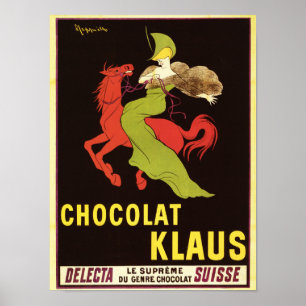 Chocolat Klaus Advertisement Poster
