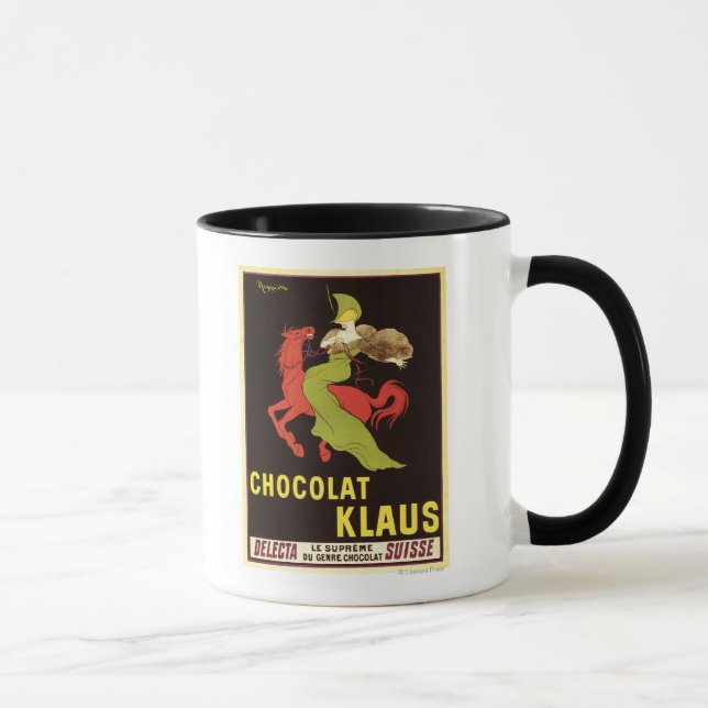 Chocolat Klaus Advertisement Poster Mug (Right)