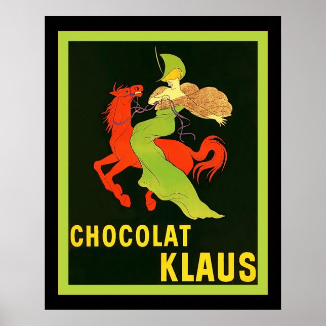 Chocolat Klaus ~ Vintage French Advertisement Poster (Front)