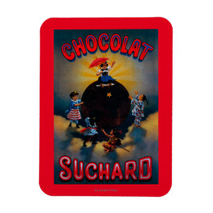Chocolat Suchard Vintage PosterEurope Magnet