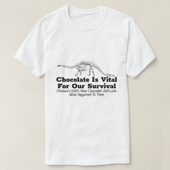 Chocolate - A MisterP Shirt (Design Front)