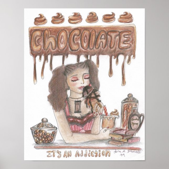 Chocolate Addiction Poster (Front)