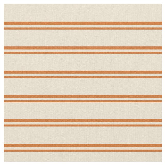 Chocolate and Beige Pattern Fabric (Close Up)