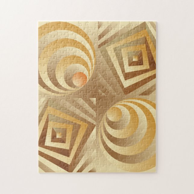 Chocolate and Caramel Canoodling Jigsaw Puzzle (Vertical)