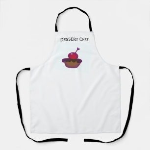  Chocolate and Cherry Dessert Chef  Apron