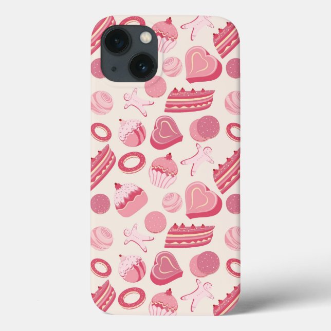 Chocolate and pastries pattern 2 Case-Mate iPhone case (Back)