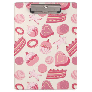 Chocolate and pastries pattern 2 clipboard