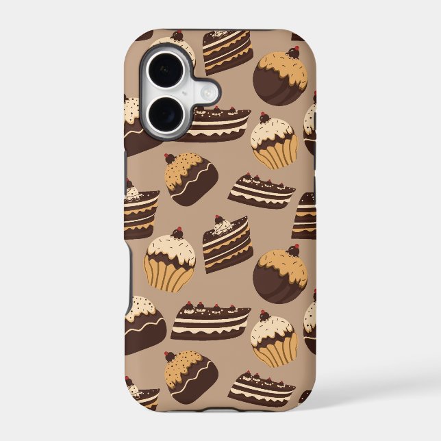 Chocolate and pastries pattern 3 (Back)